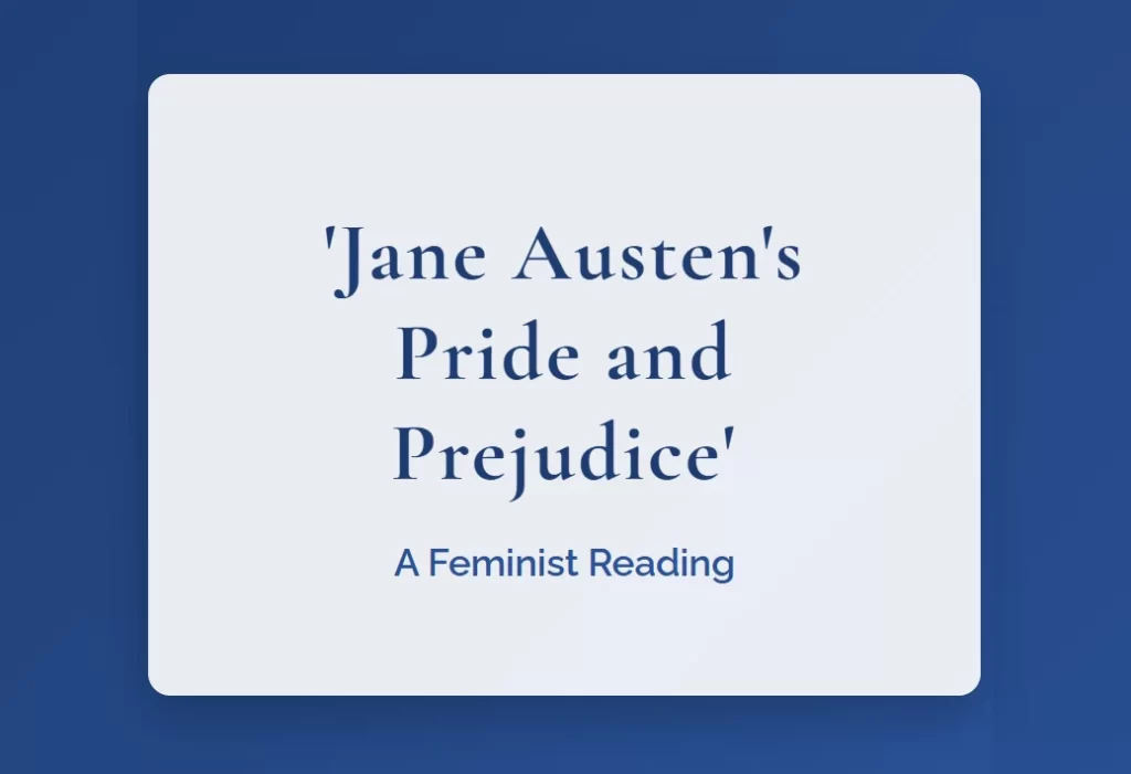 Jane Austen's Pride and Prejudice