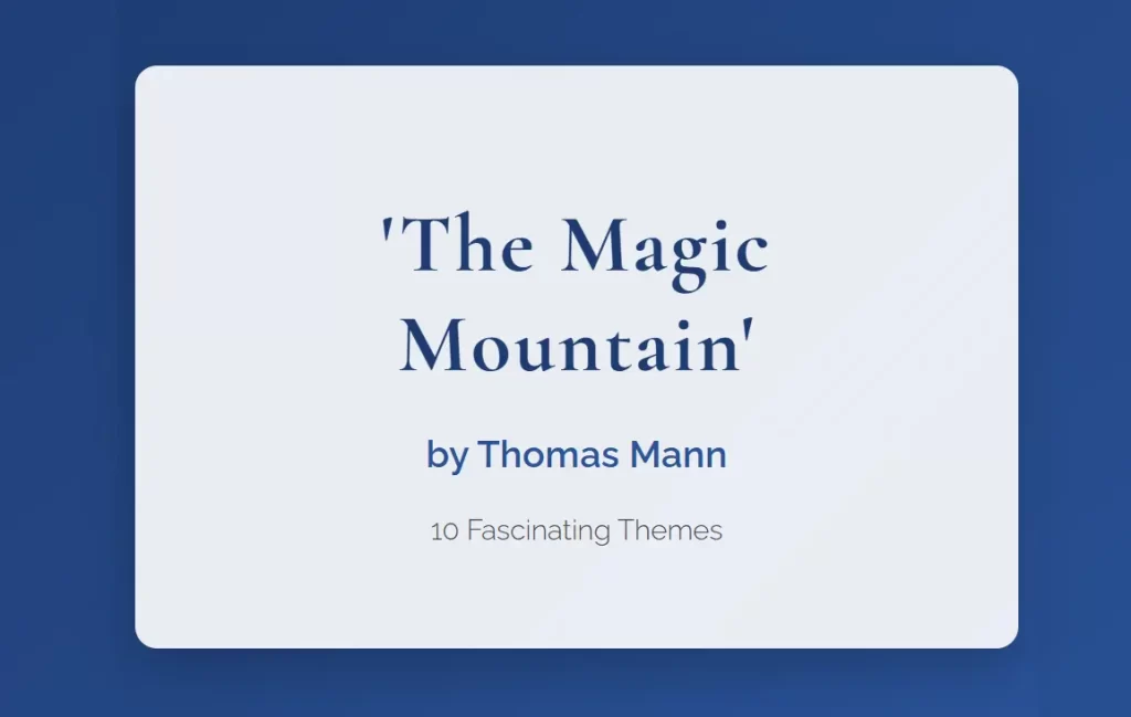 The Magic Mountain