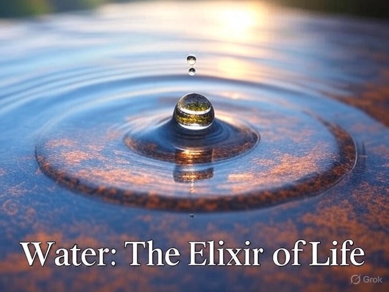 Water the Elixir of Life