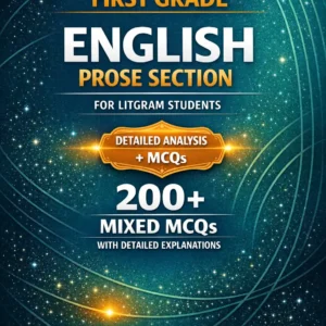RPSC First Grade English Prose Section pdf