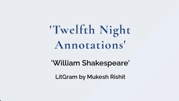 twelfth night annotations