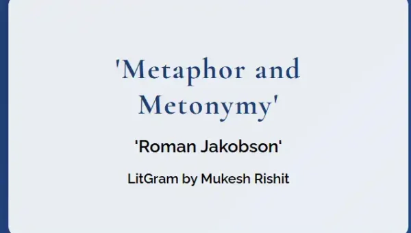 Metaphor and Metonymy