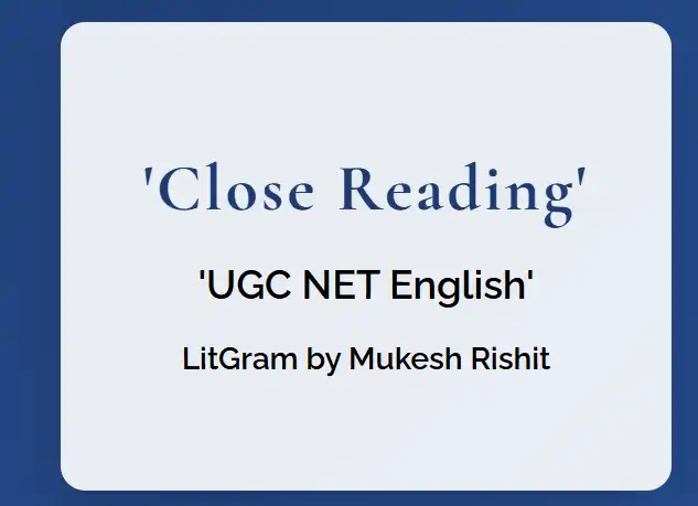 close reading