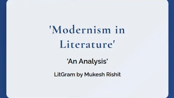 modernism in literature