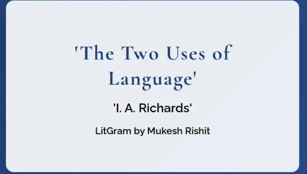 the two uses of language