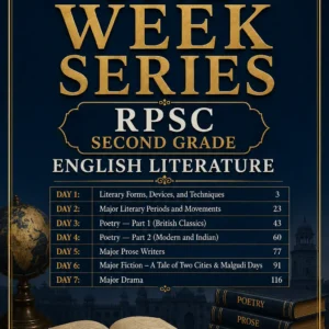 one week series for rpsc second grade english
