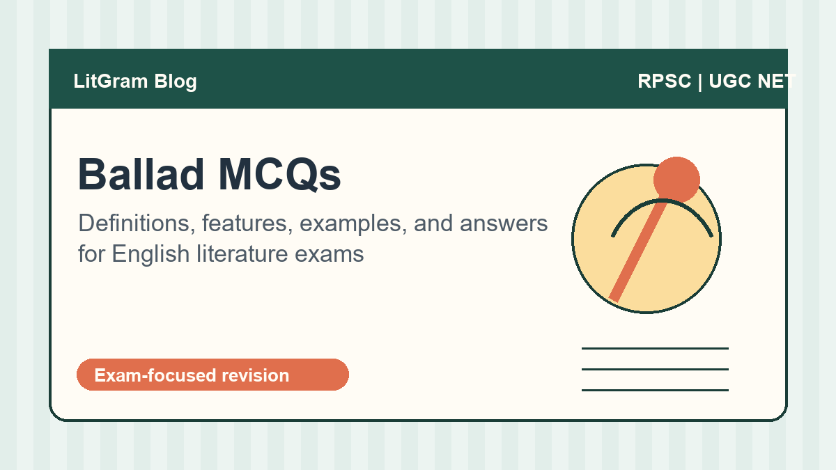 ballad mcqs